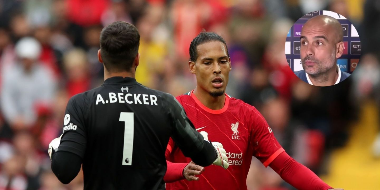Guardiola, Van Dijk, Liverpool, Alisson