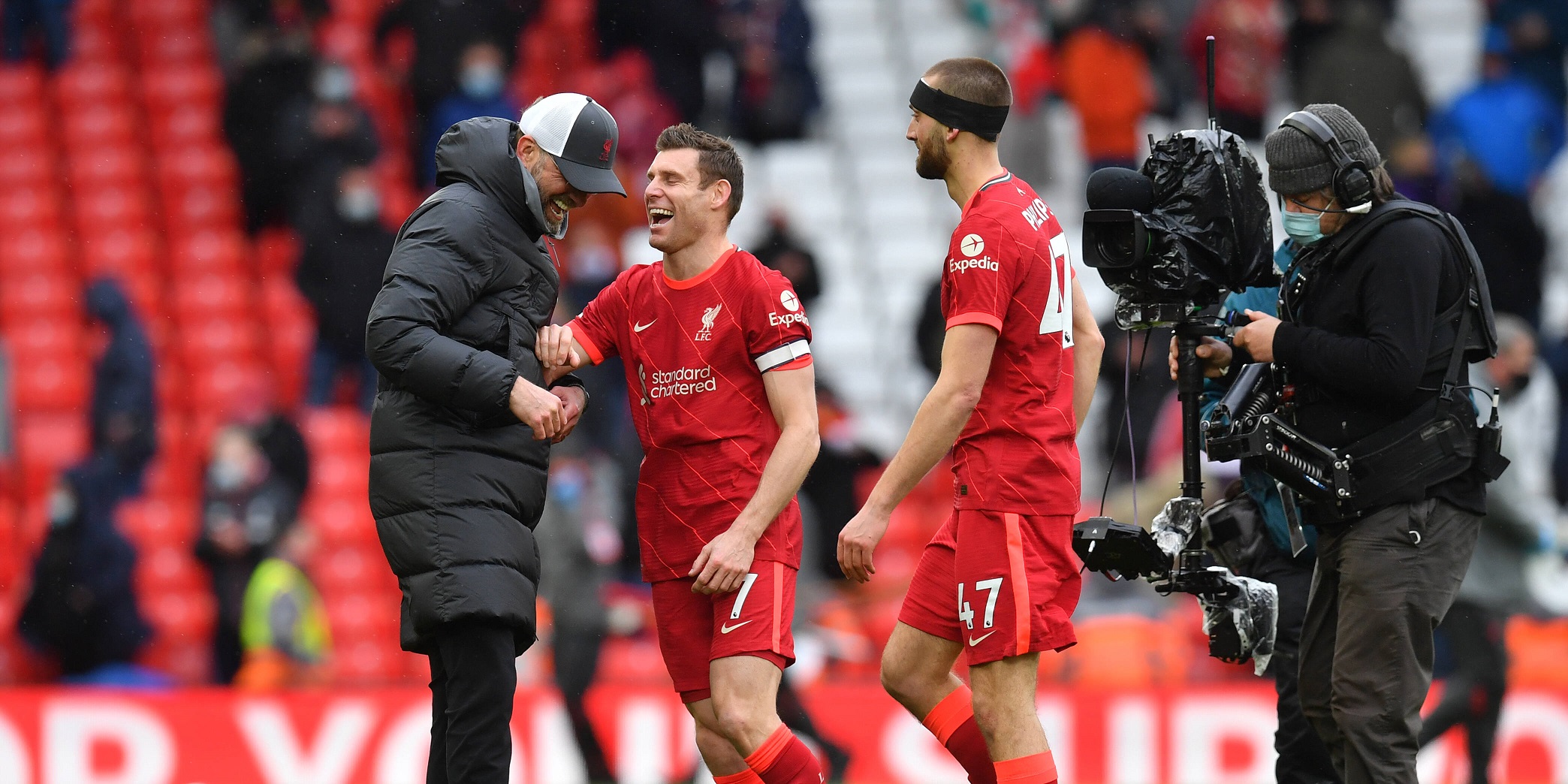 Klopp, Milner, Liverpool, Klavan