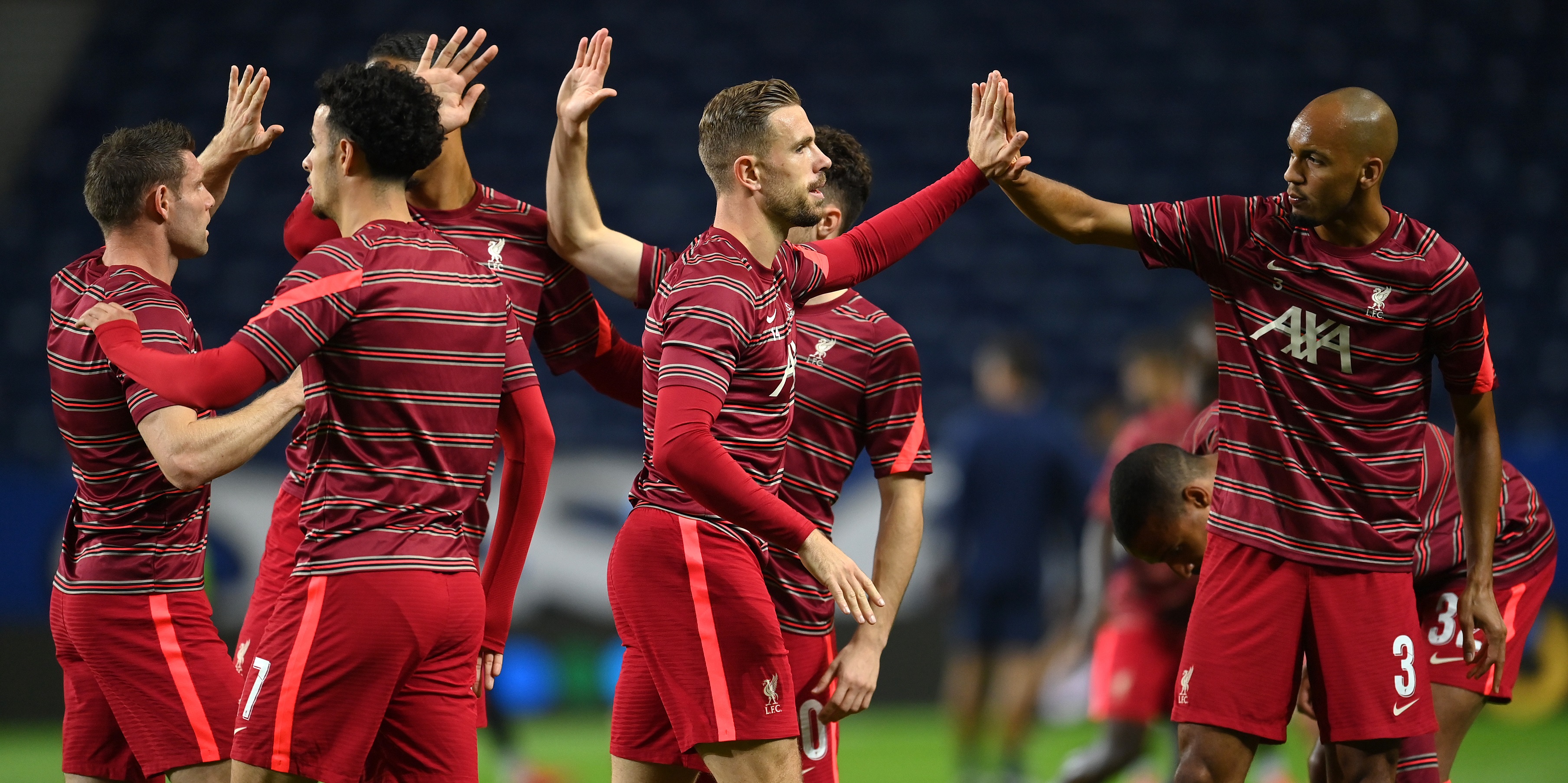 Liverpool, Henderson, Fabinho, Thiago Alcantara