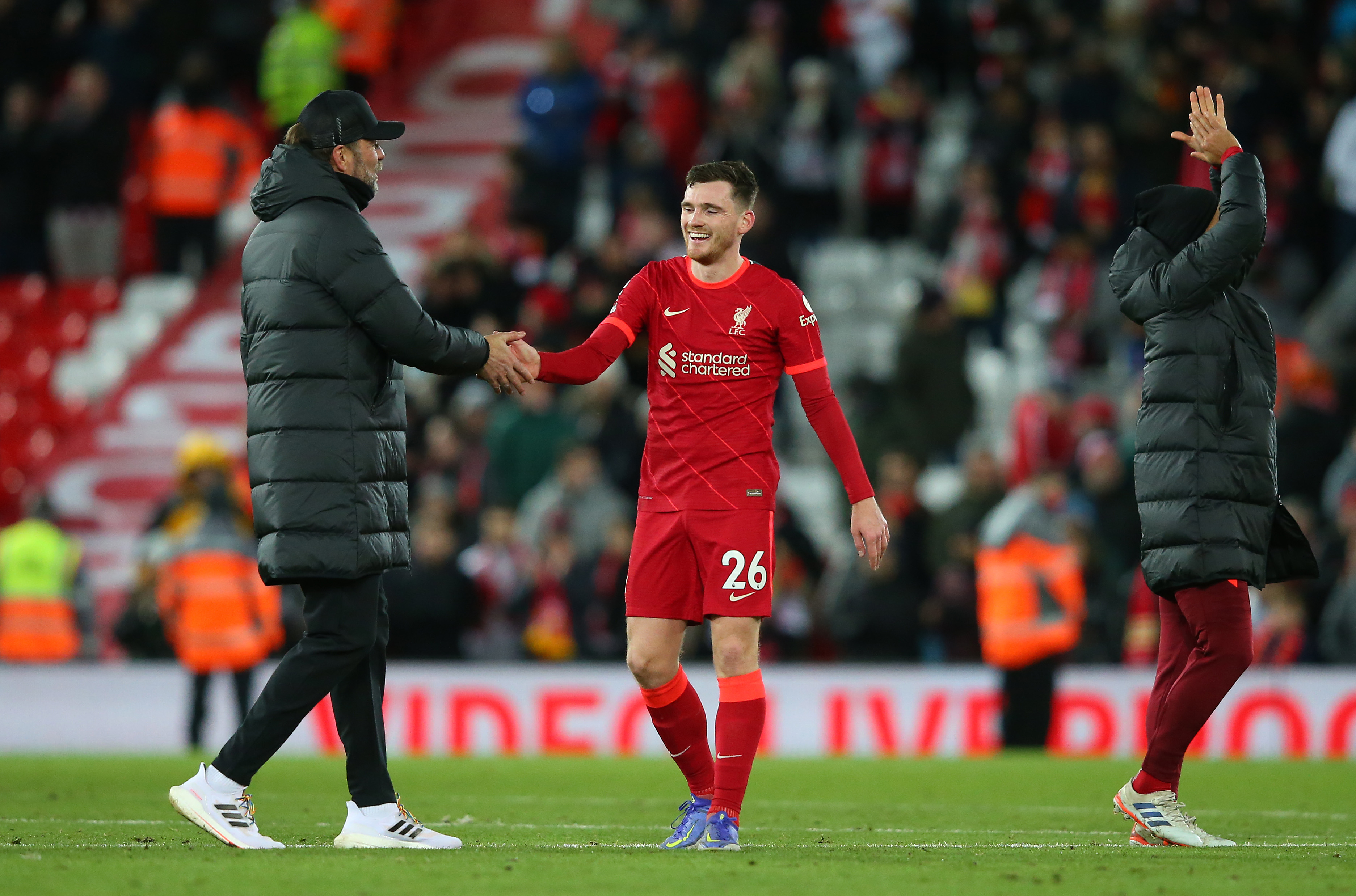 Robertson, Klopp, Liverpool, Richards