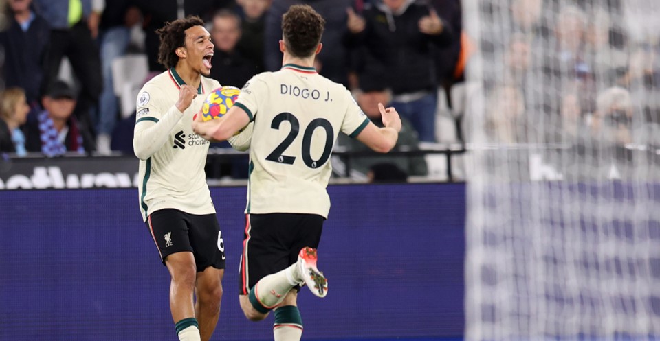 Klopp, Jota, Alexander-Arnold