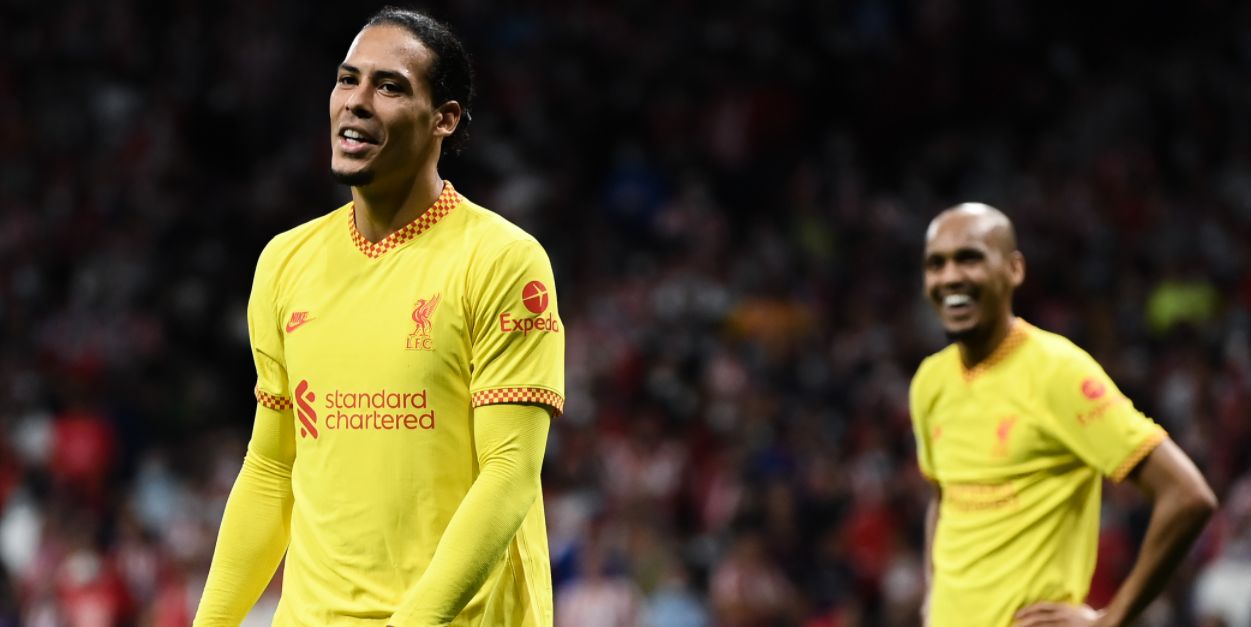 Lijnders, van Dijk, Fabinho, Henderson