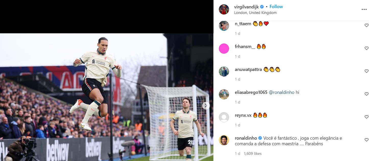 Van Dijk, Ronaldinho