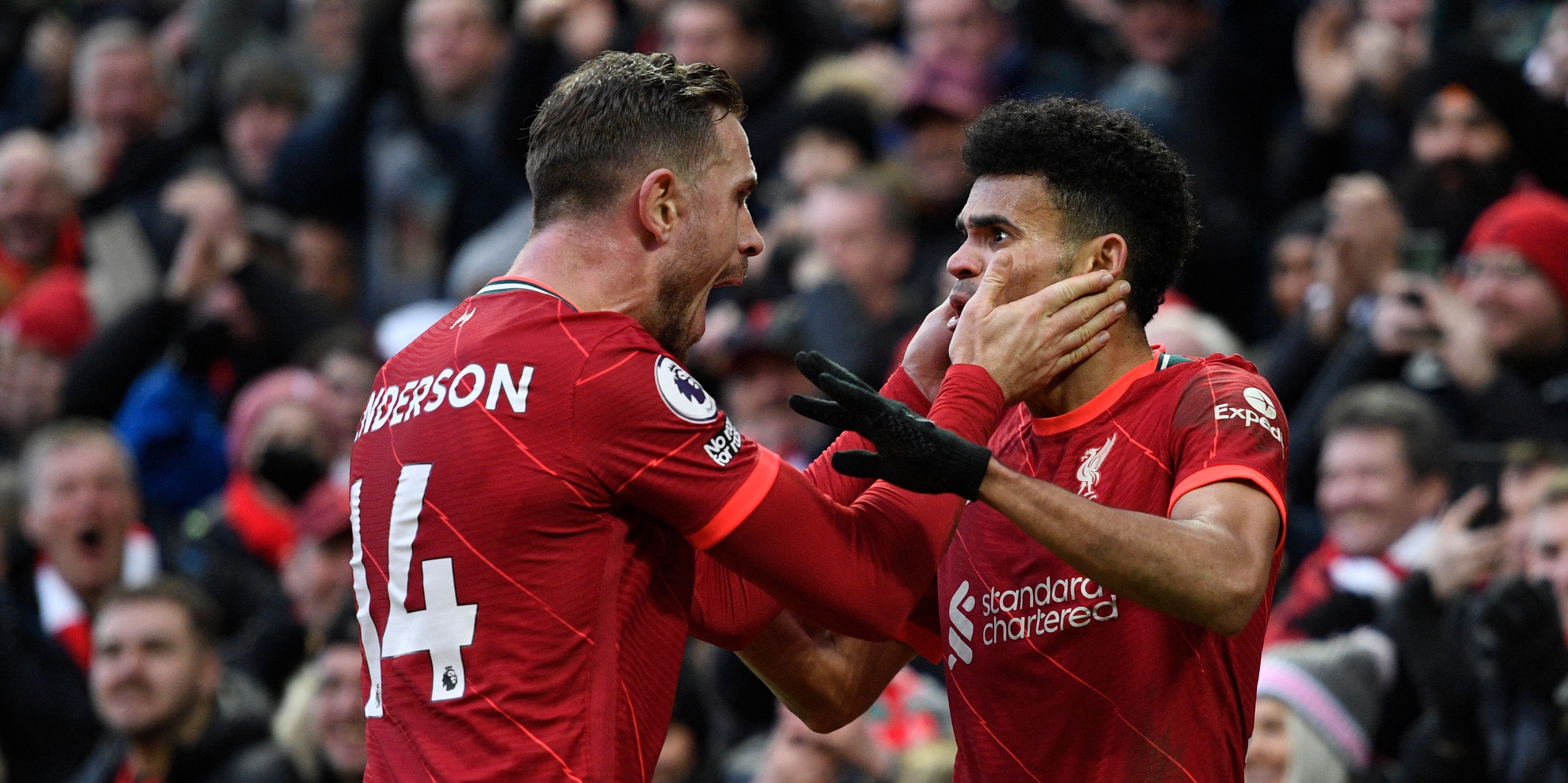 Diaz, Henderson, Klopp, Liverpool