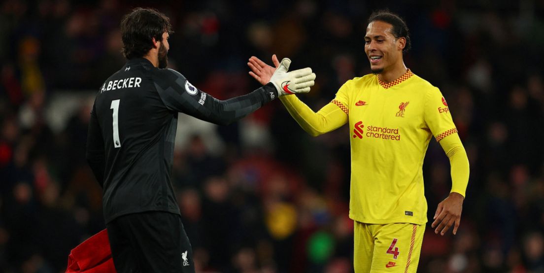 Enrique, Alisson, van Dijk, Salah