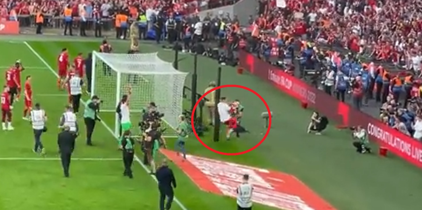 (Video) Firmino’s superb karate kick celebration with the FA Cup trophy spotted