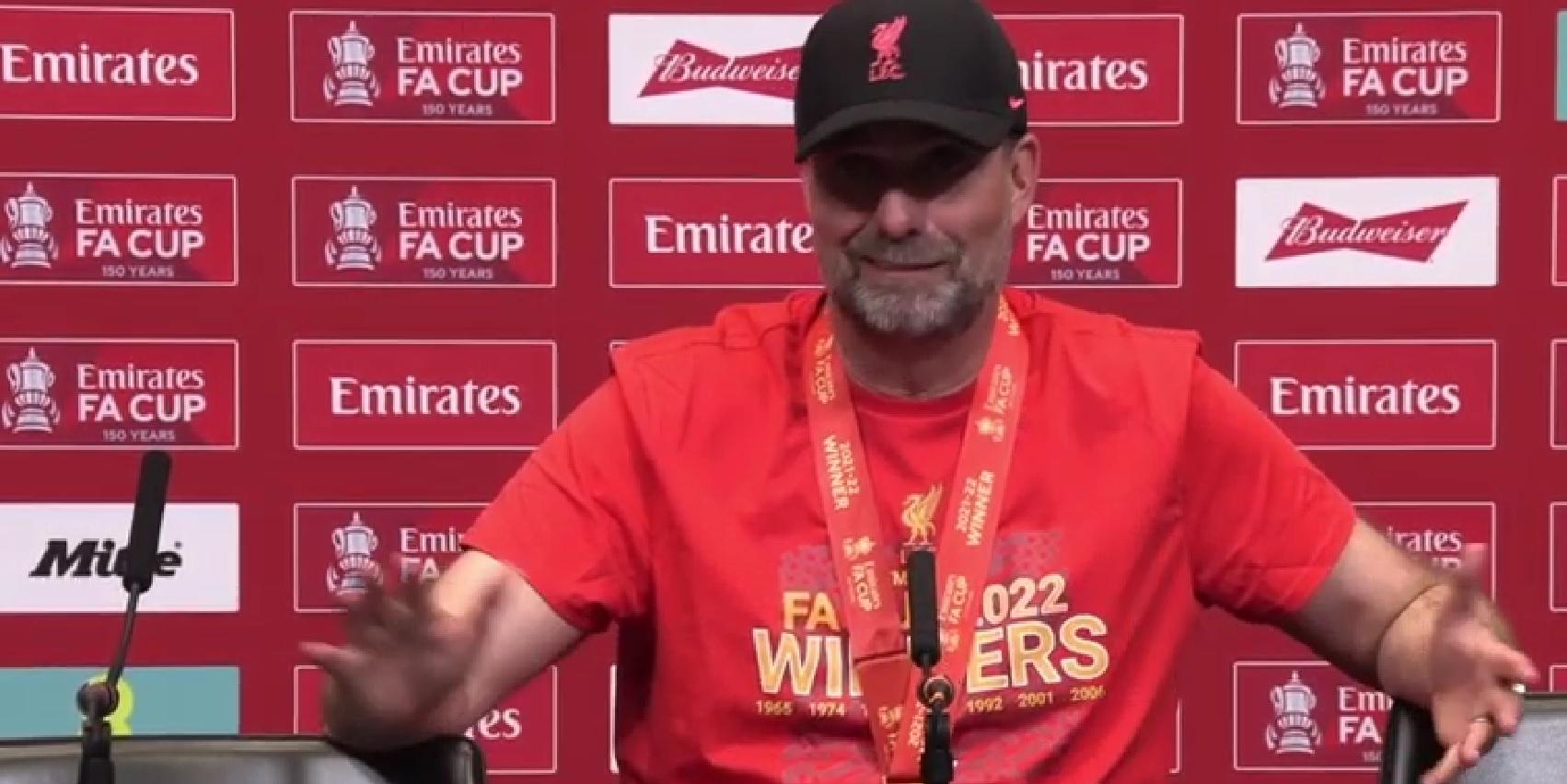 (Video) ‘He should have scored’ – Klopp can’t stop giggling when talking up ‘fantastic’ Luis Diaz