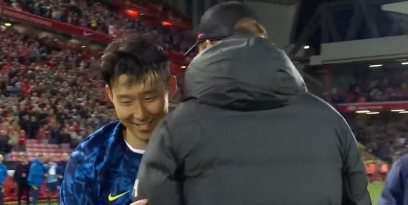 Son Heung-min, Klopp, Liverpool