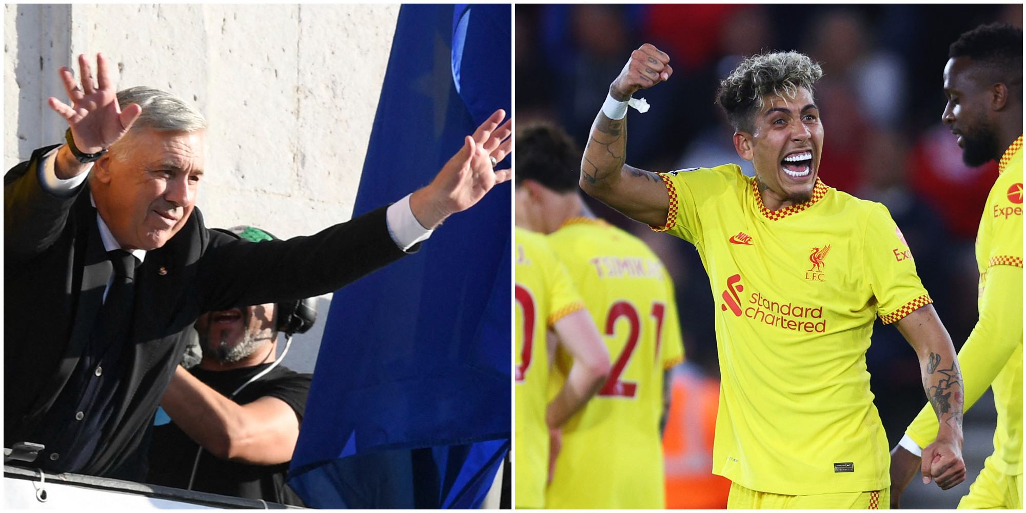 Ancelotti, Firmino, Klopp, Nunez