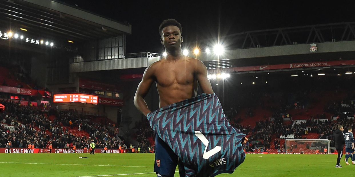 Saka, Liverpool, Arsenal