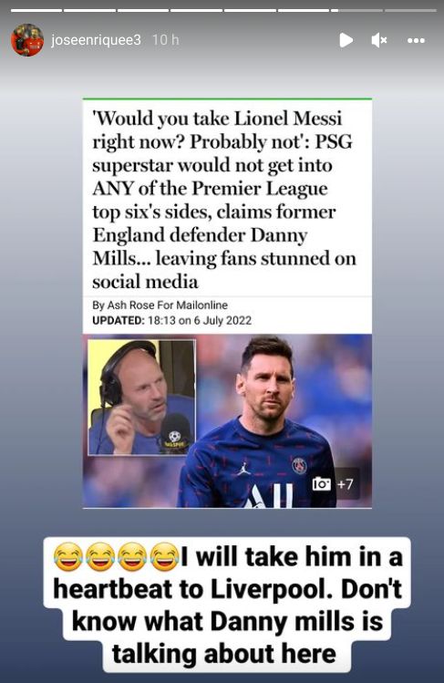 Messi, MIlls, Enrique