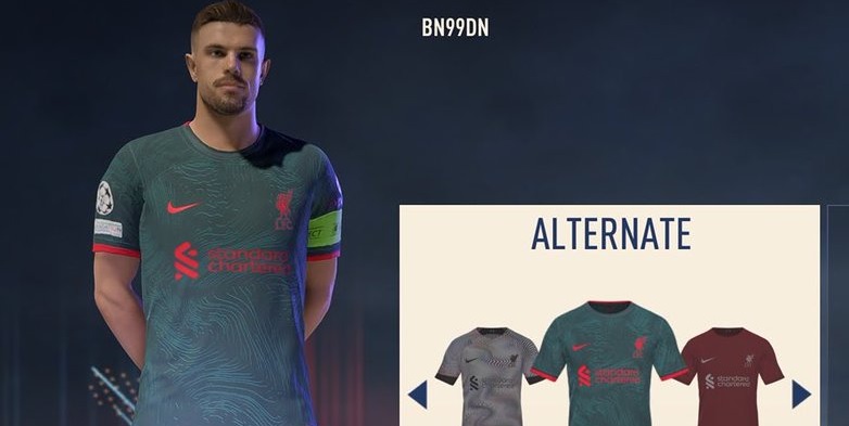 (Image) Liverpool’s third Nike kit allegedly leaked on FIFA 23