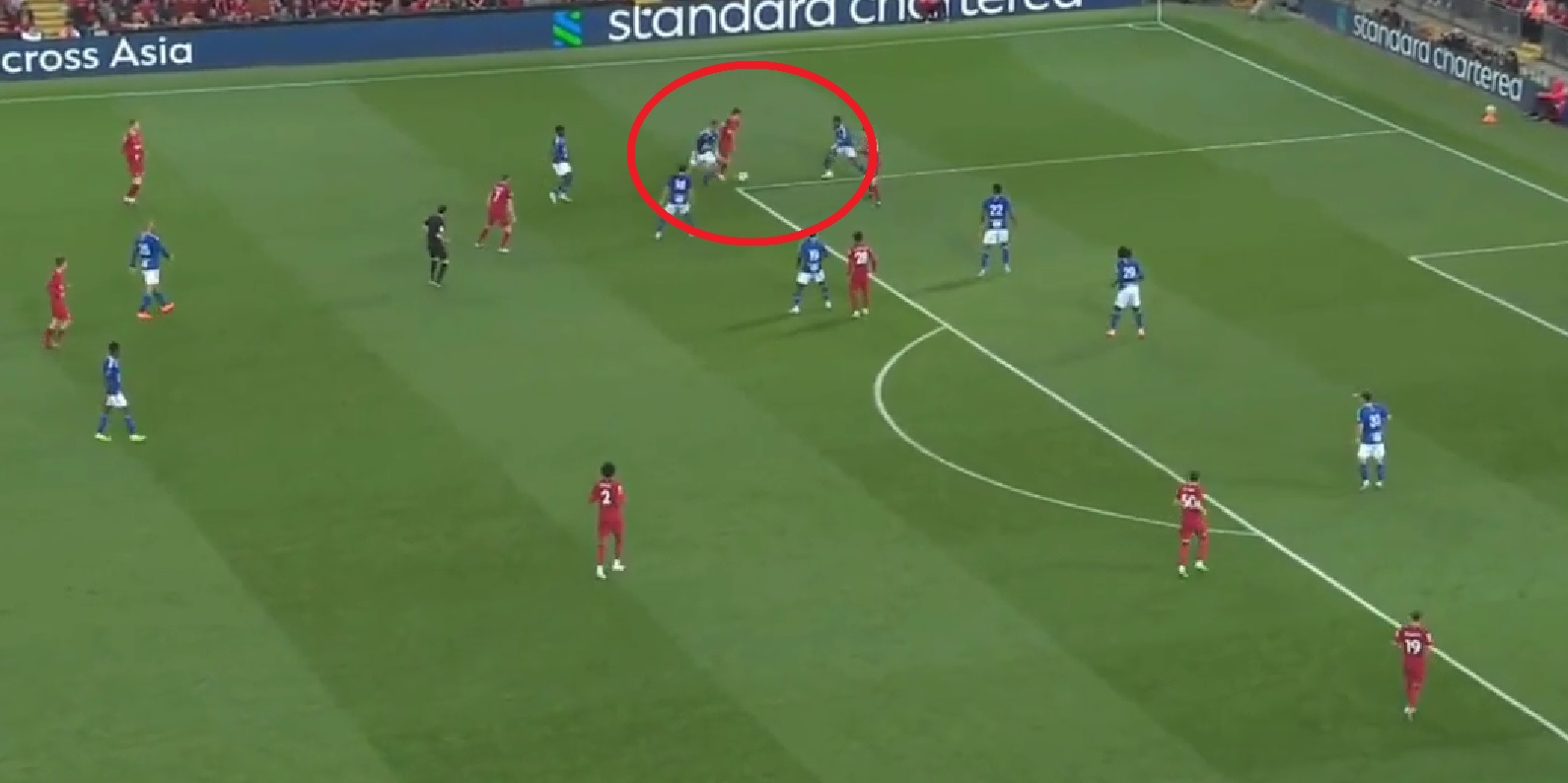 (Video) Watch Liverpool’s ‘Polish Messi’ Musialowski school two Strasbourg stars with dazzling dribble