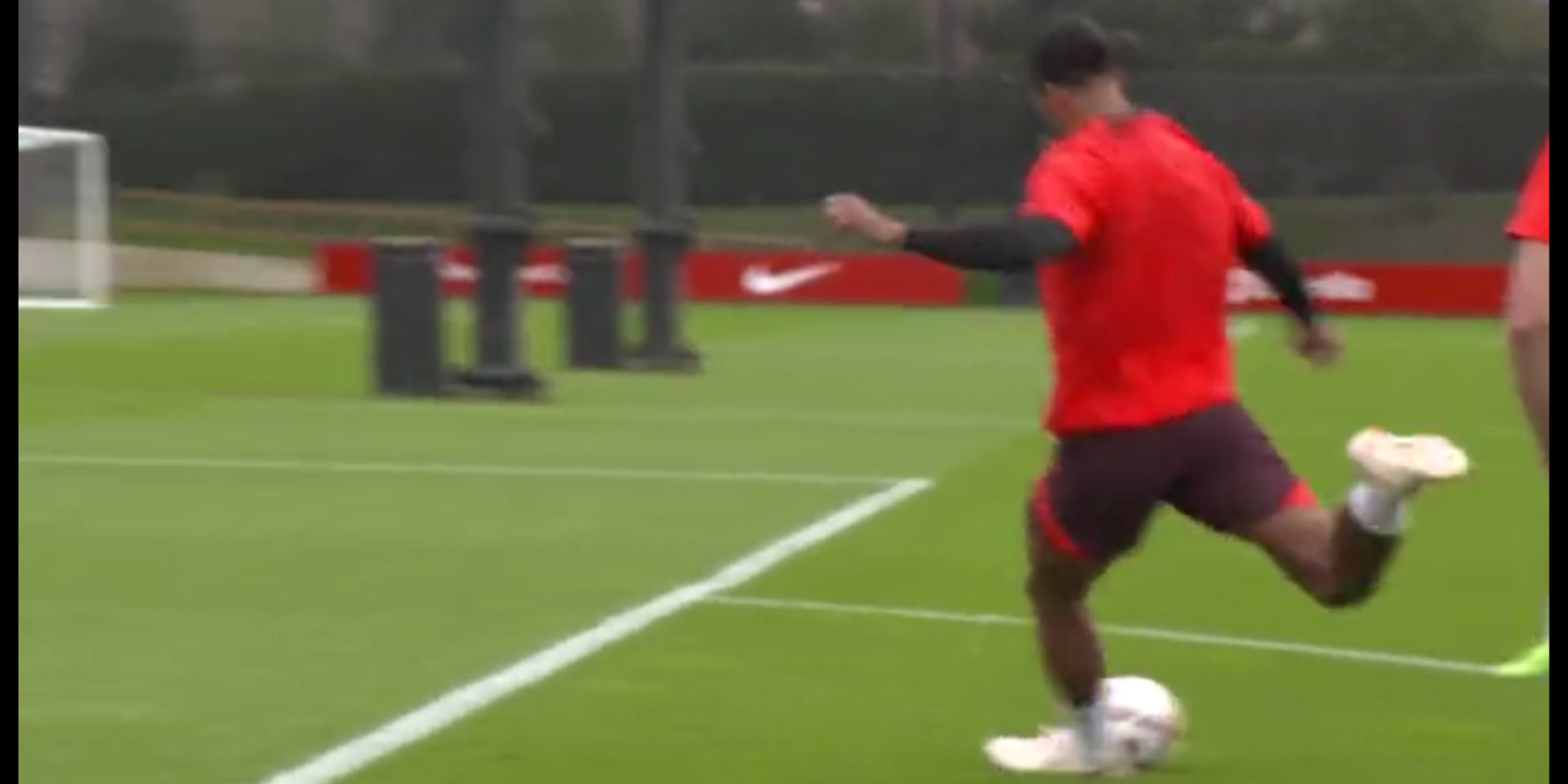 (Video) Virgil van Dijk scores training ground worldie as the Liverpool squad prepare for their trip to Old Trafford