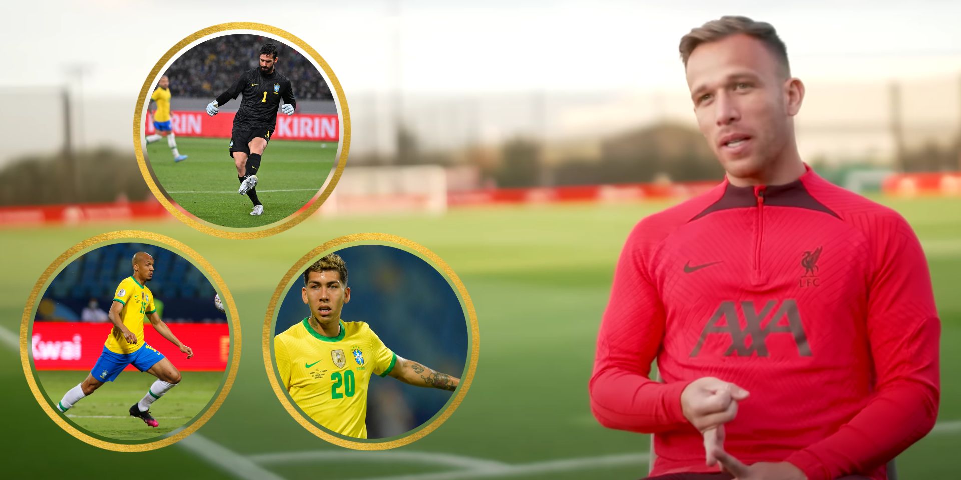 Arthur, Alisson, Fabinho, Firmino, Brazil