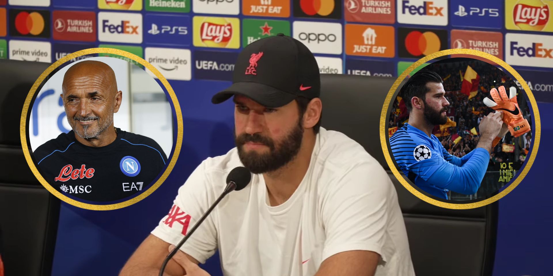 Alisson, Spalletti, Roma, Napoli