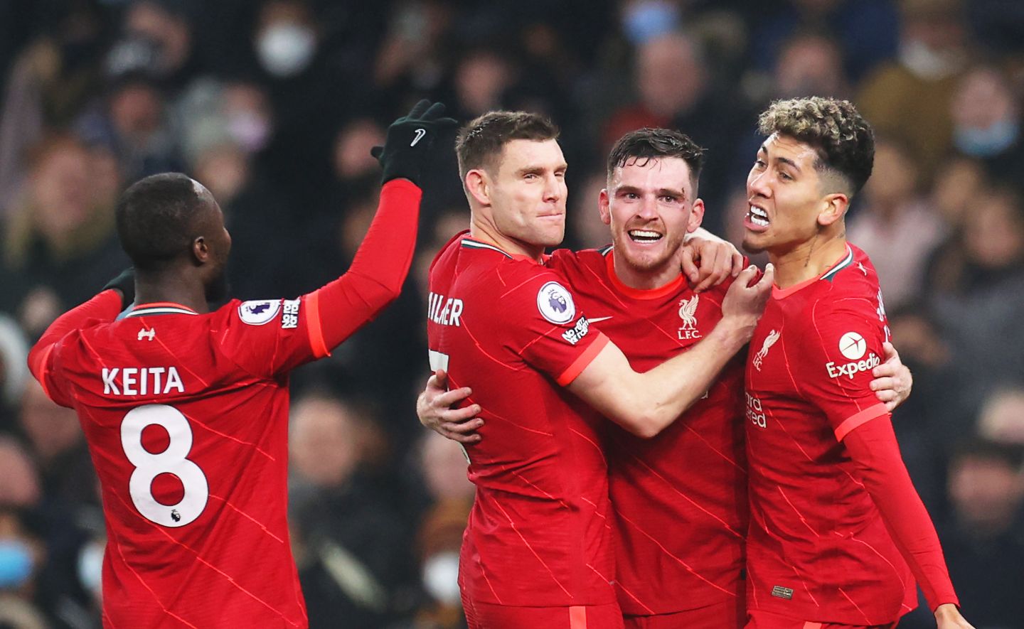 Keita, Klopp, Robertson