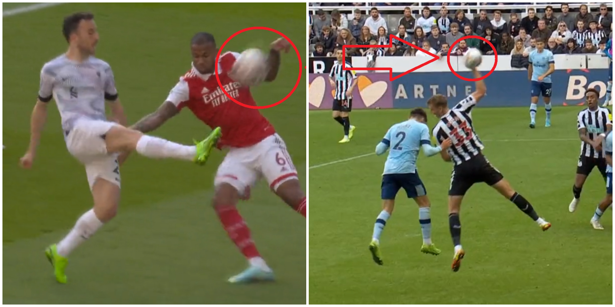 Gabriel, Burn, Liverpool, VAR