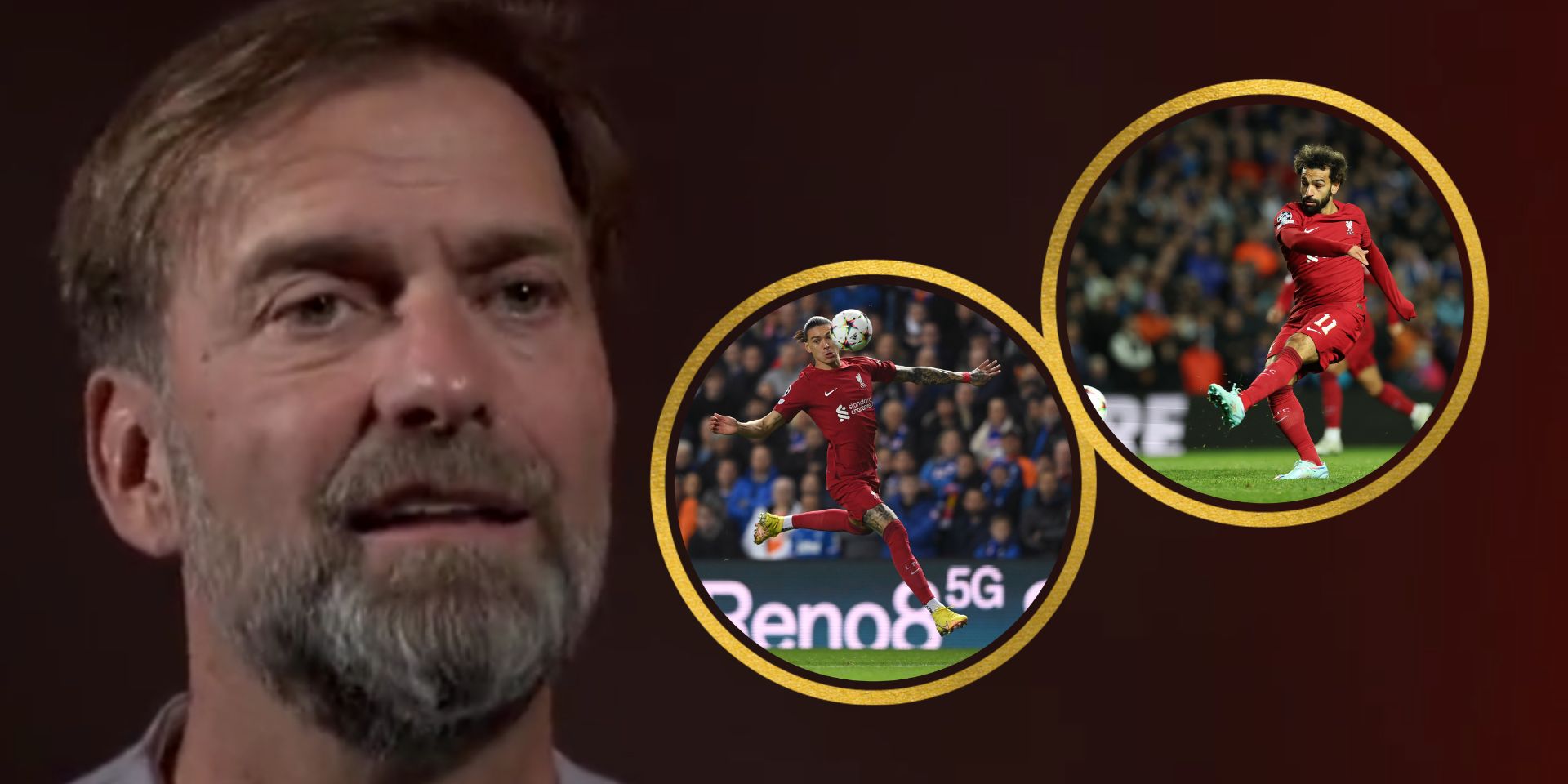 Klopp, Nunez, Salah