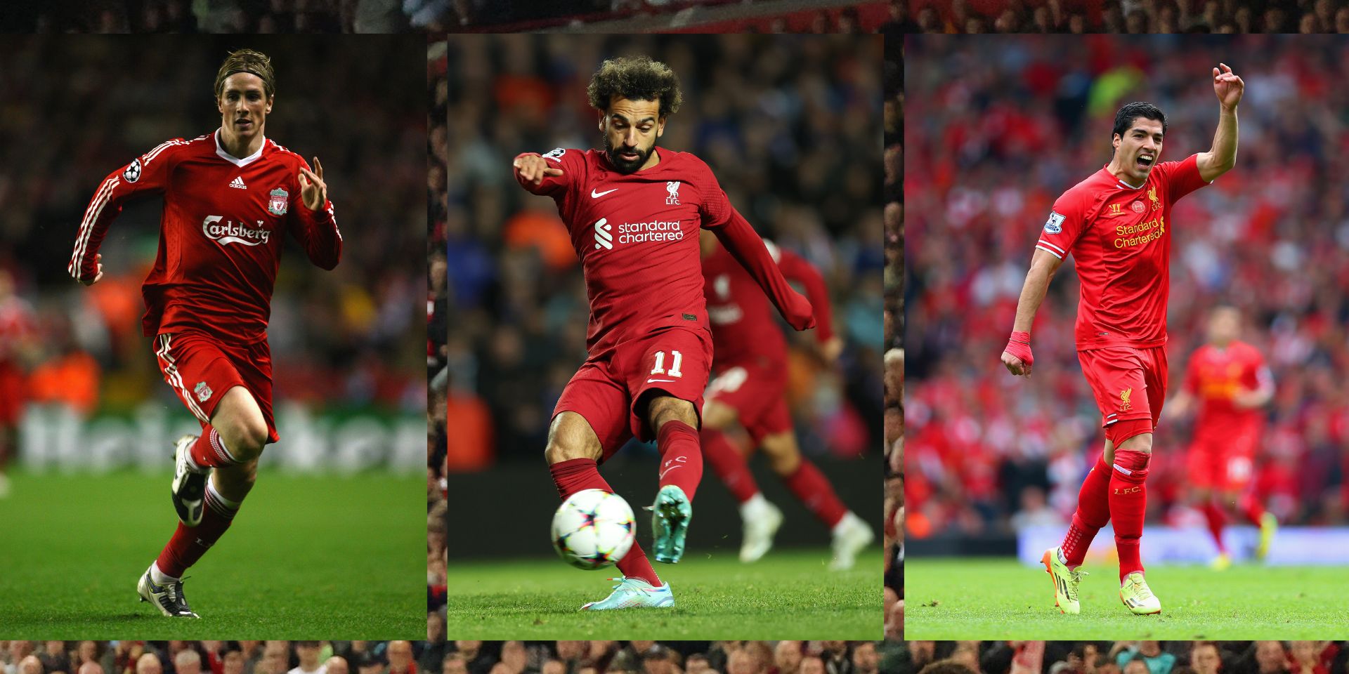 Salah, Suarez, Torres