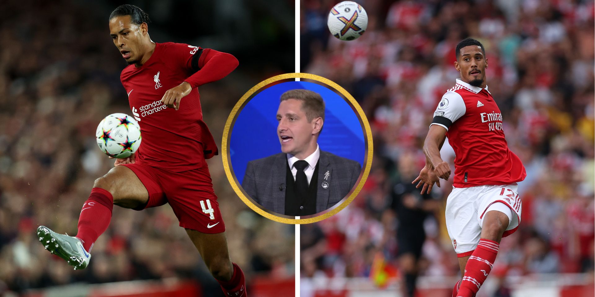van Dijk, Saliba, Dawson