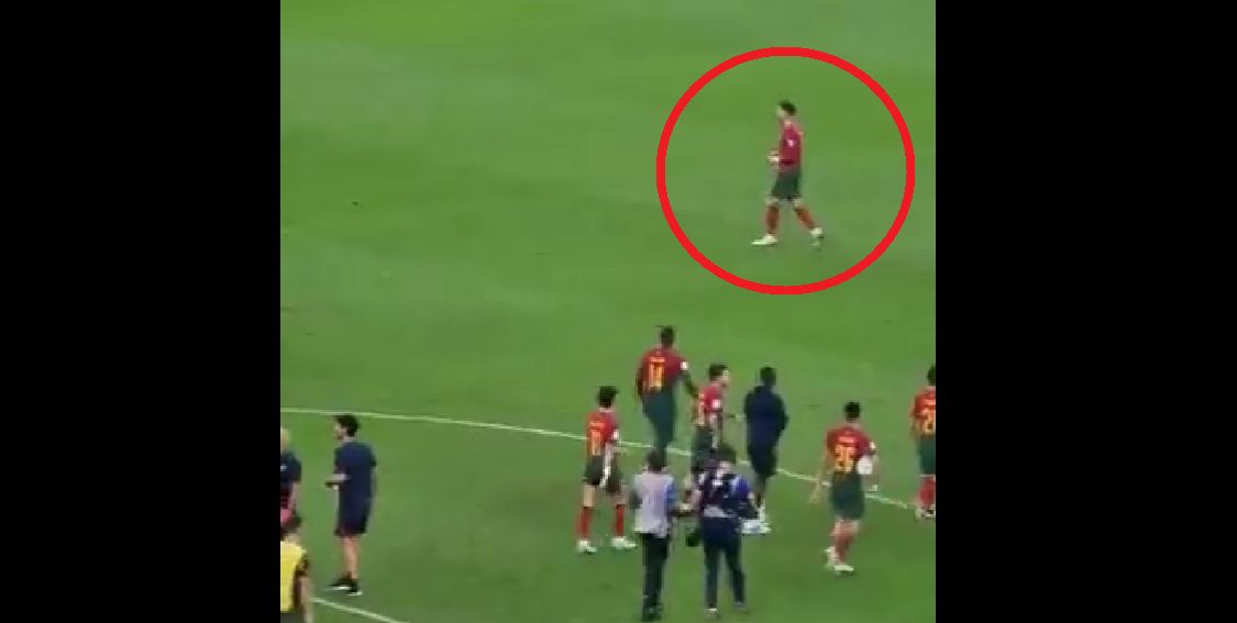 (Video) Cristiano Ronaldo embarrasses Portugal in post-match World Cup scenes