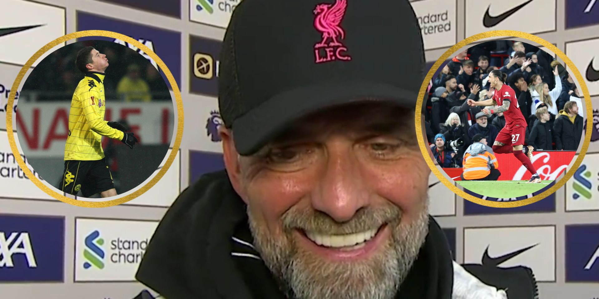 Klopp, Nunez, Lewandowski