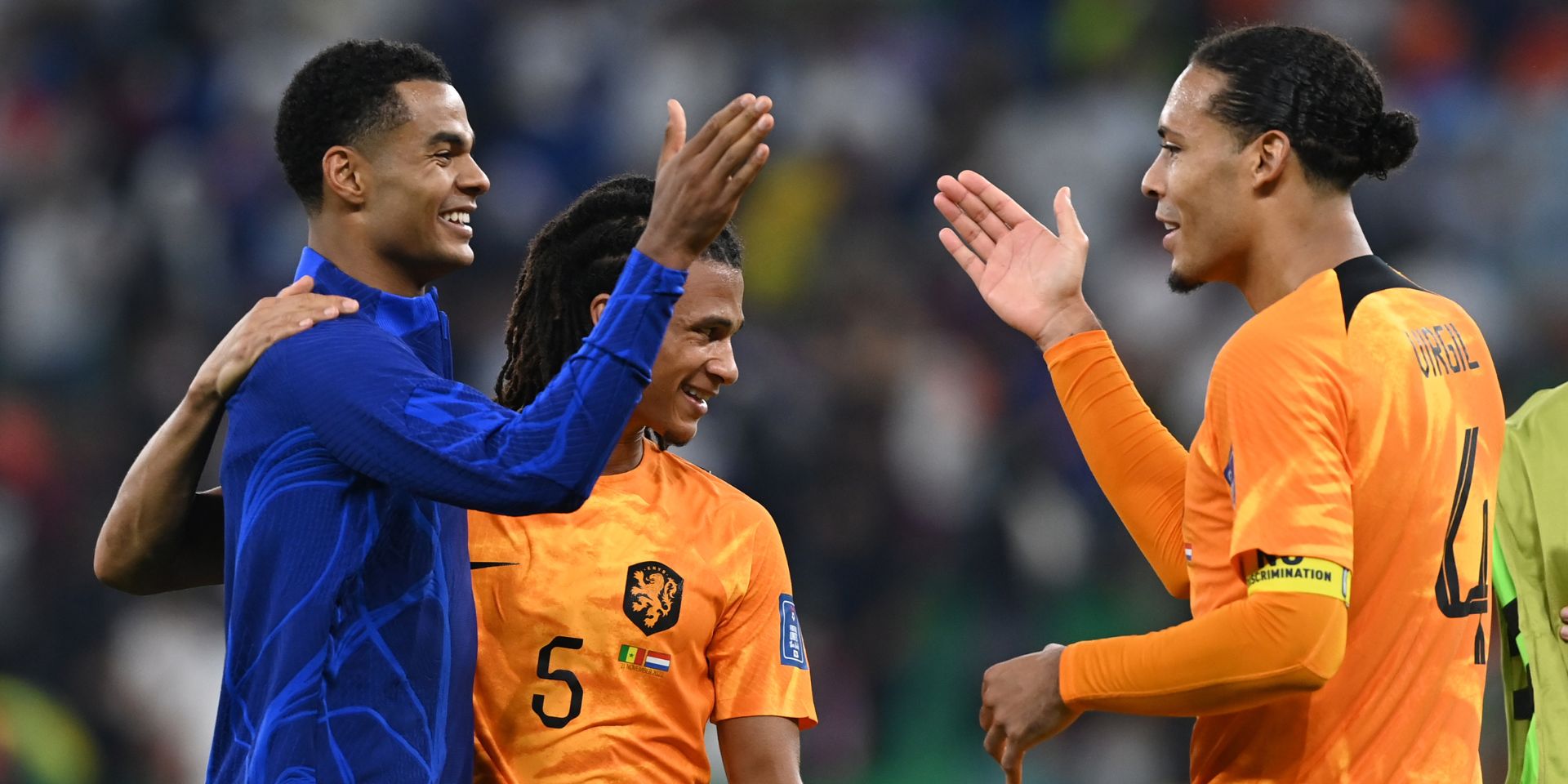 Gakpo, van Dijk, Romano