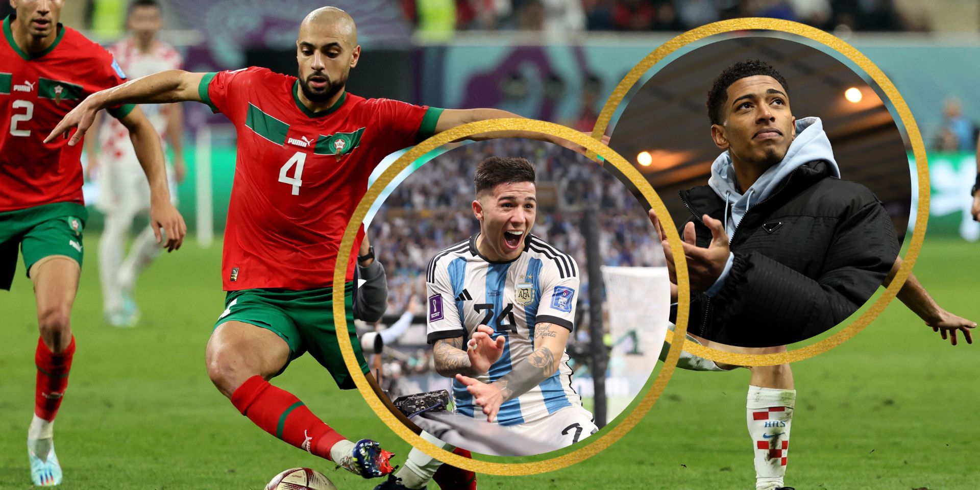 Amrabat, Bellingham, Fernandez, Bailey