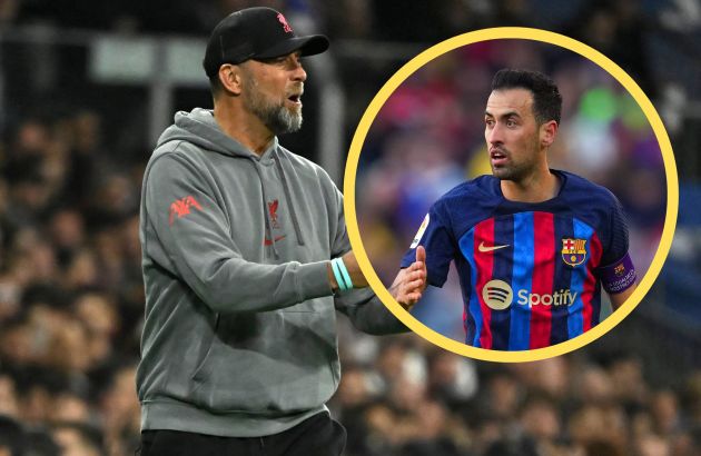 Gavi, Klopp, Busquets, Liverpool