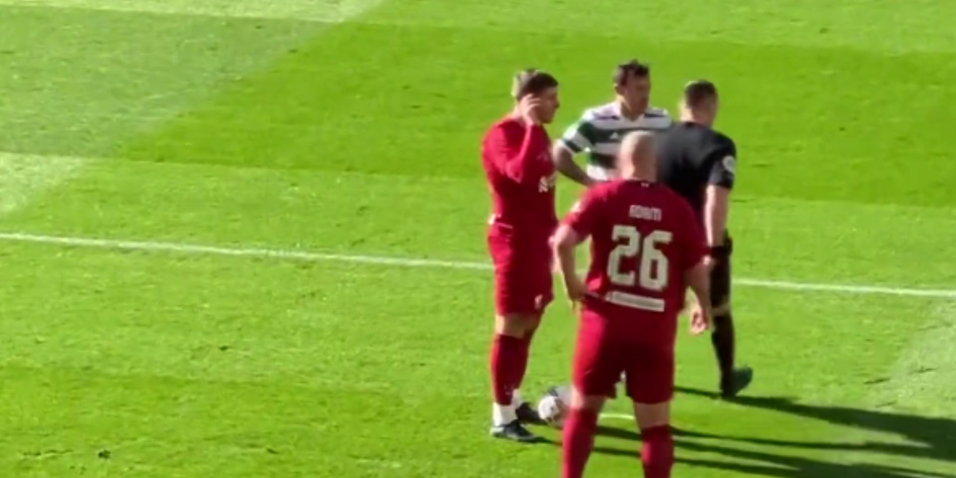 (Video) Gerrard and Adam wind up Celtic fans with mercious taunting