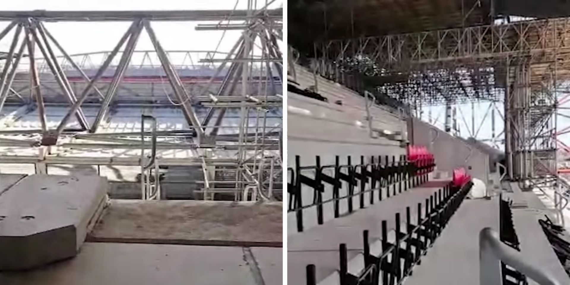 (Video) Builder on new Anfield Road End Stand shares behind the scenes glimpse at first seats