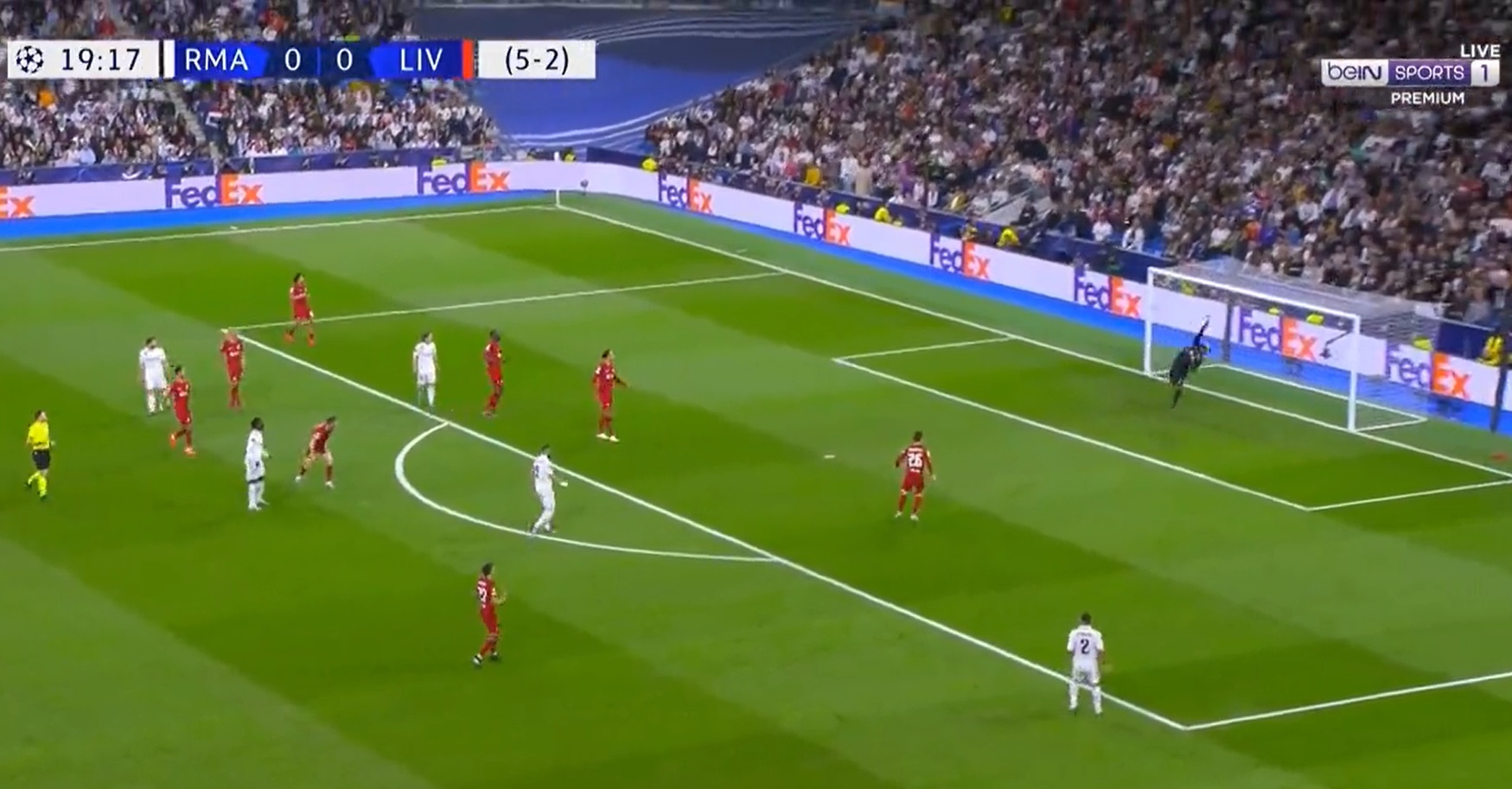 (Video) Alisson produces world-class save for Liverpool to deny Camavinga from distance