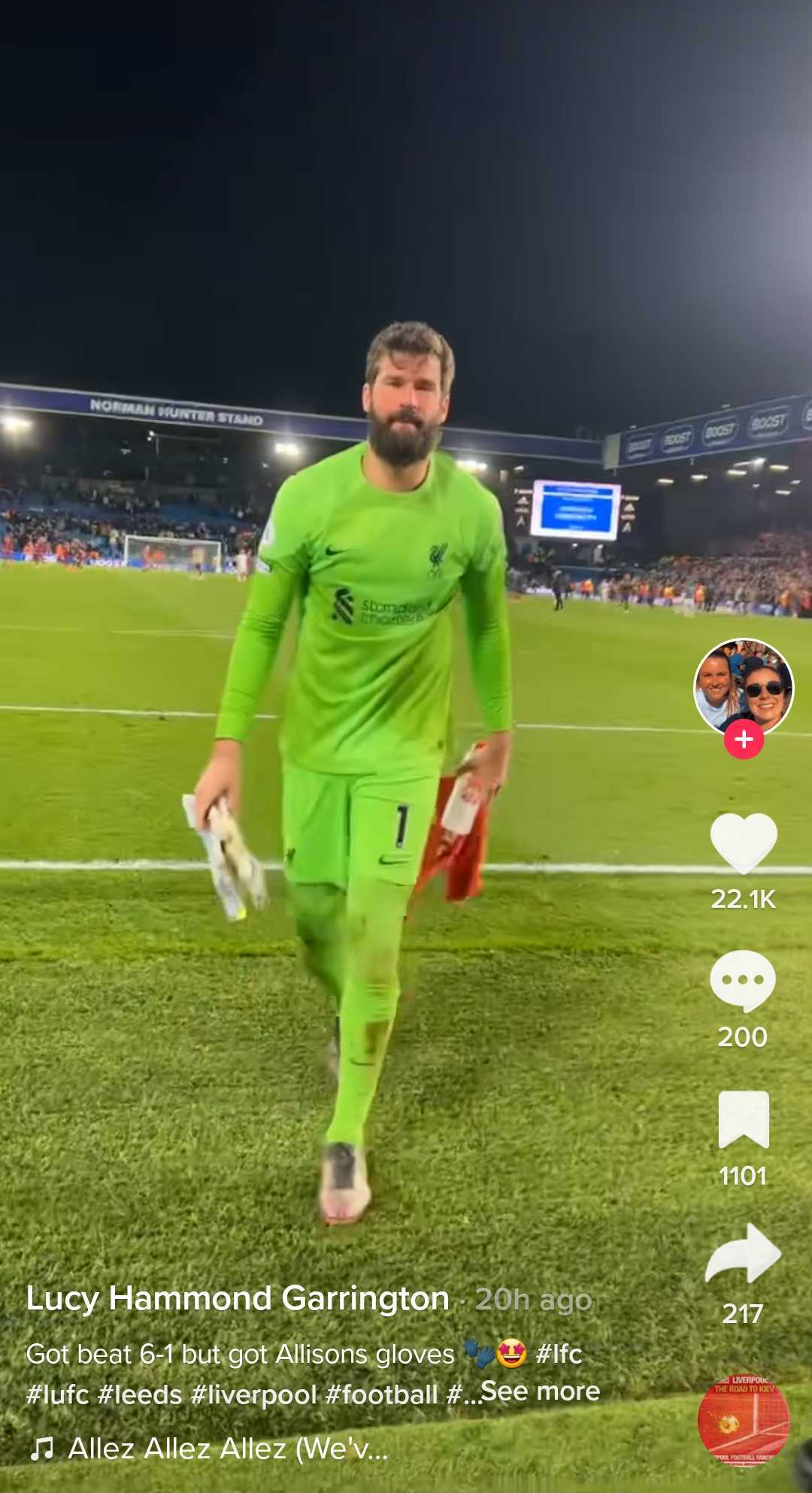 Alisson, Leeds Alisson, Leeds