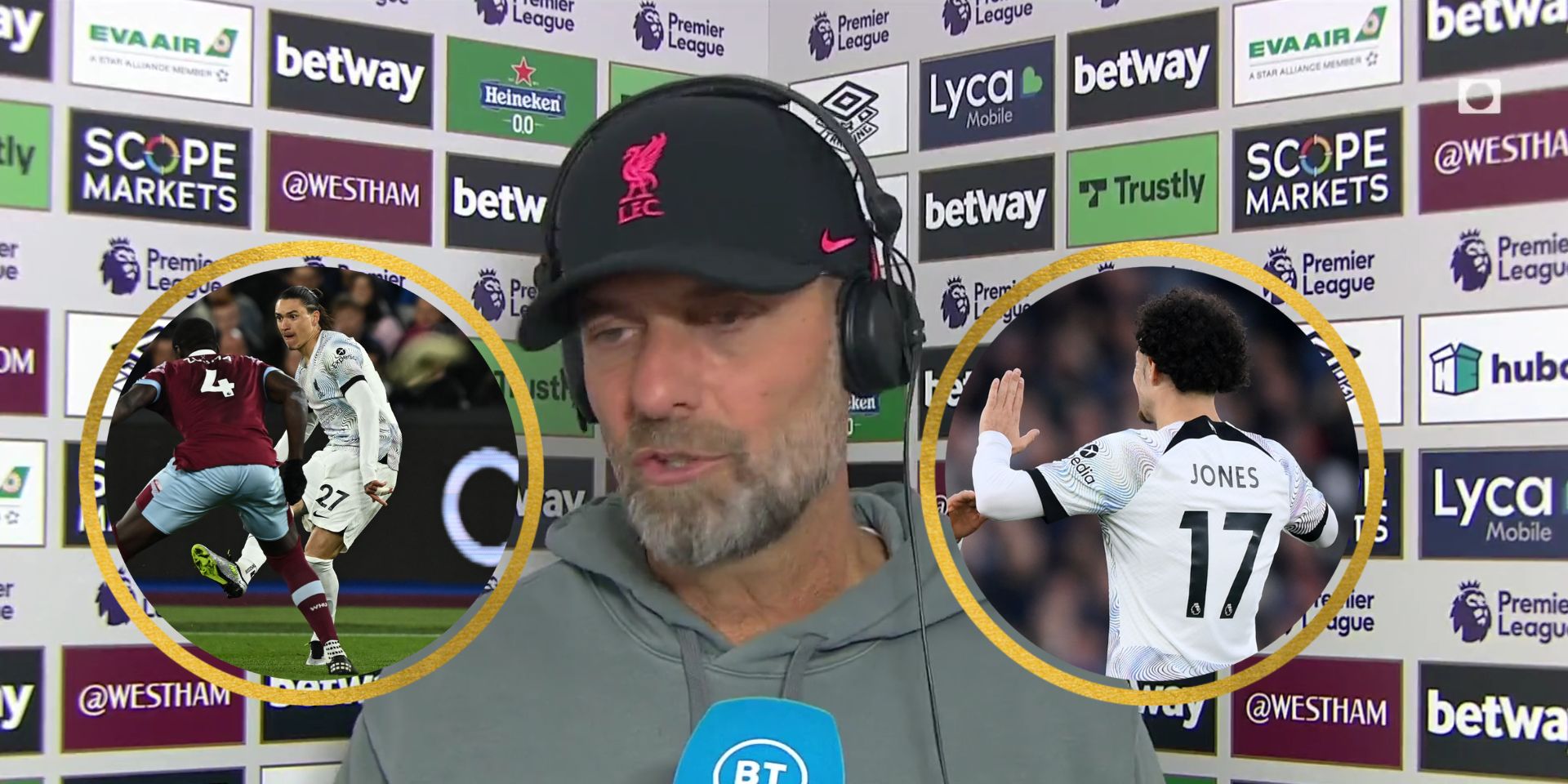 Klopp, Jones, Nunez