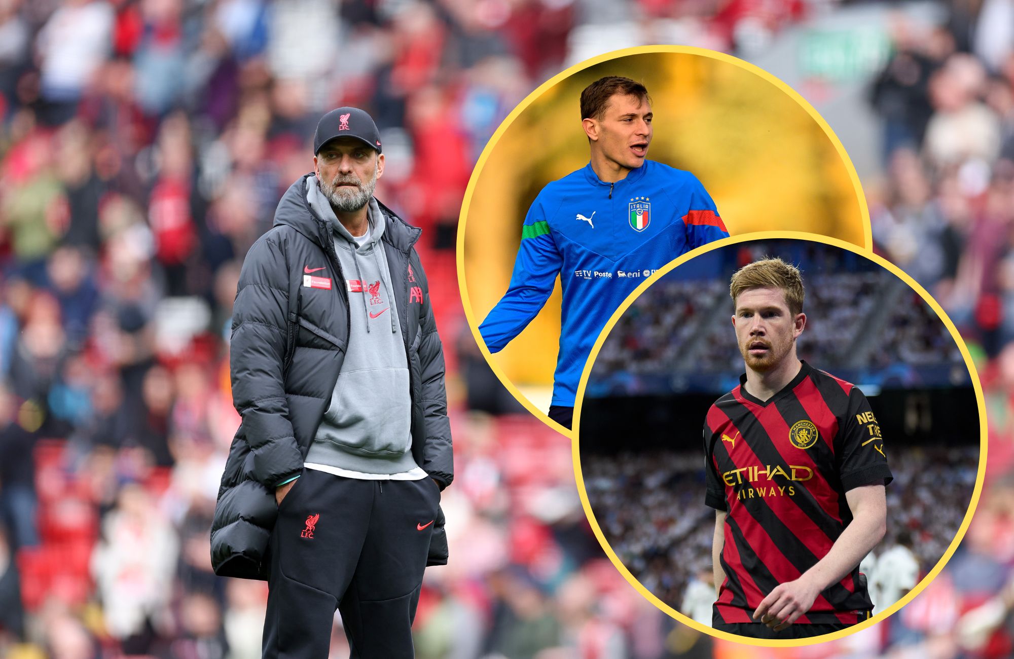 Barella, De Bruyne, Liverpool, Bailey