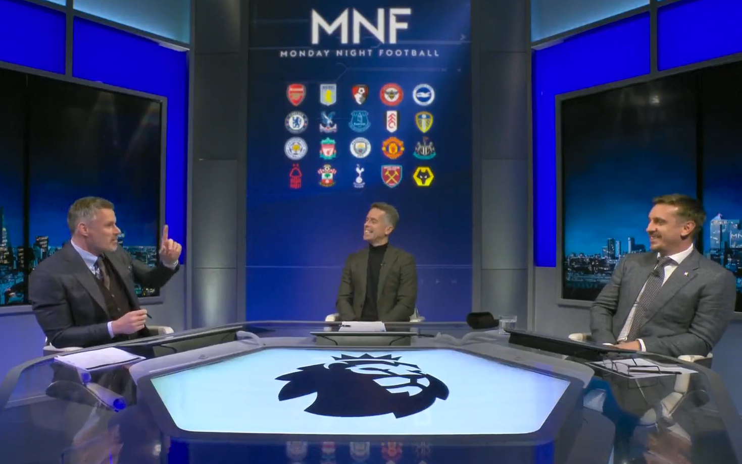 (Video) Jamie Carragher shuts down Neville with eye-catching stat which sums up Salah’s brilliance