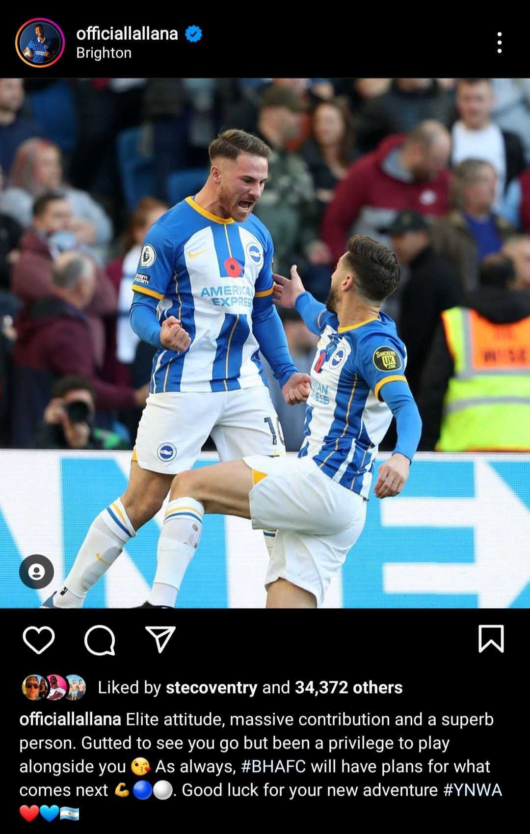 Mac Allister, Lallana Mac Allister, Lallana