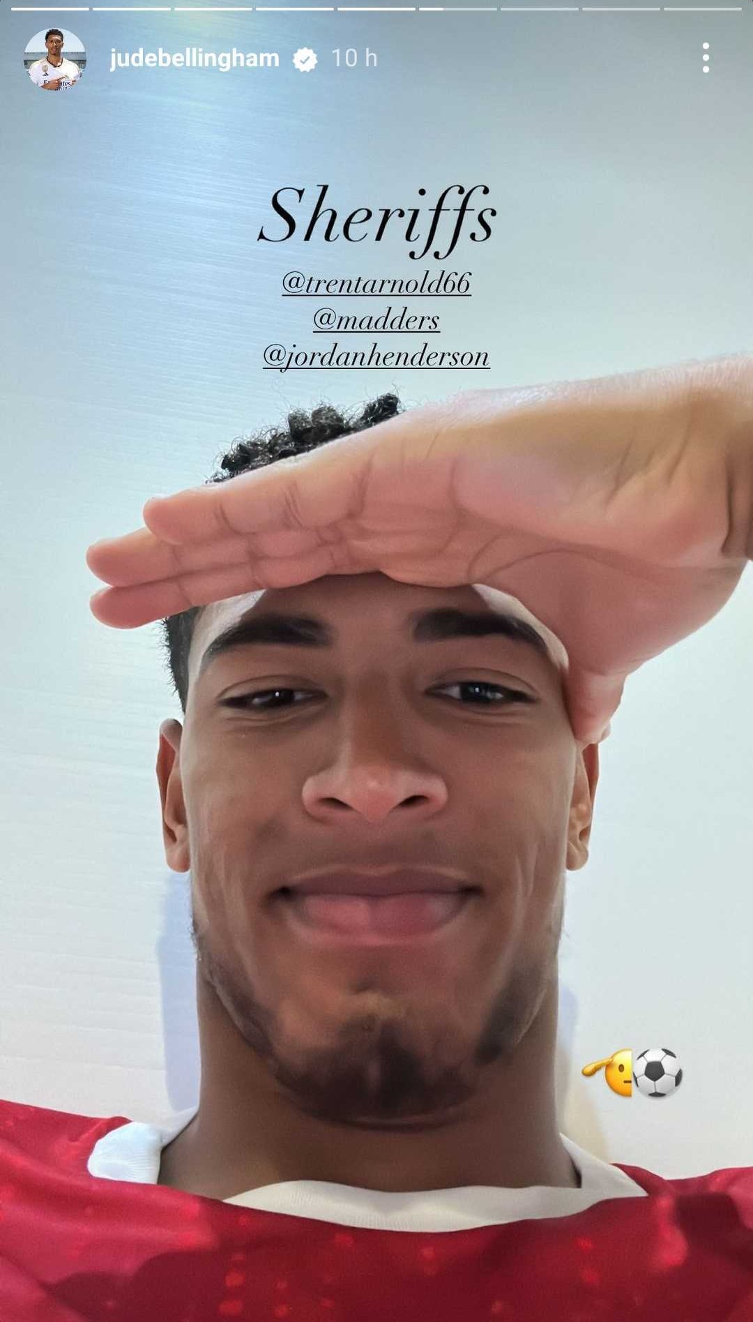 Alexander-Arnold, Maddison, Henderson, Bellingham Alexander-Arnold, Maddison, Henderson, Bellingham