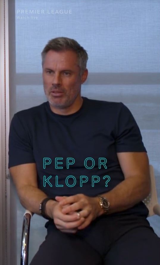Klopp, Guardiola, Neville, Carragher