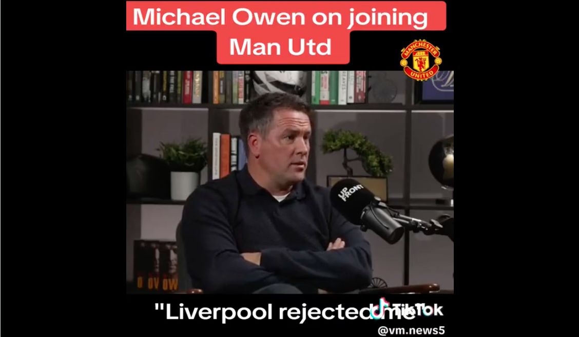 (Video) ‘What do you want me to do?’ – Owen reveals he tried for LFC move before joining Man Utd in 2009