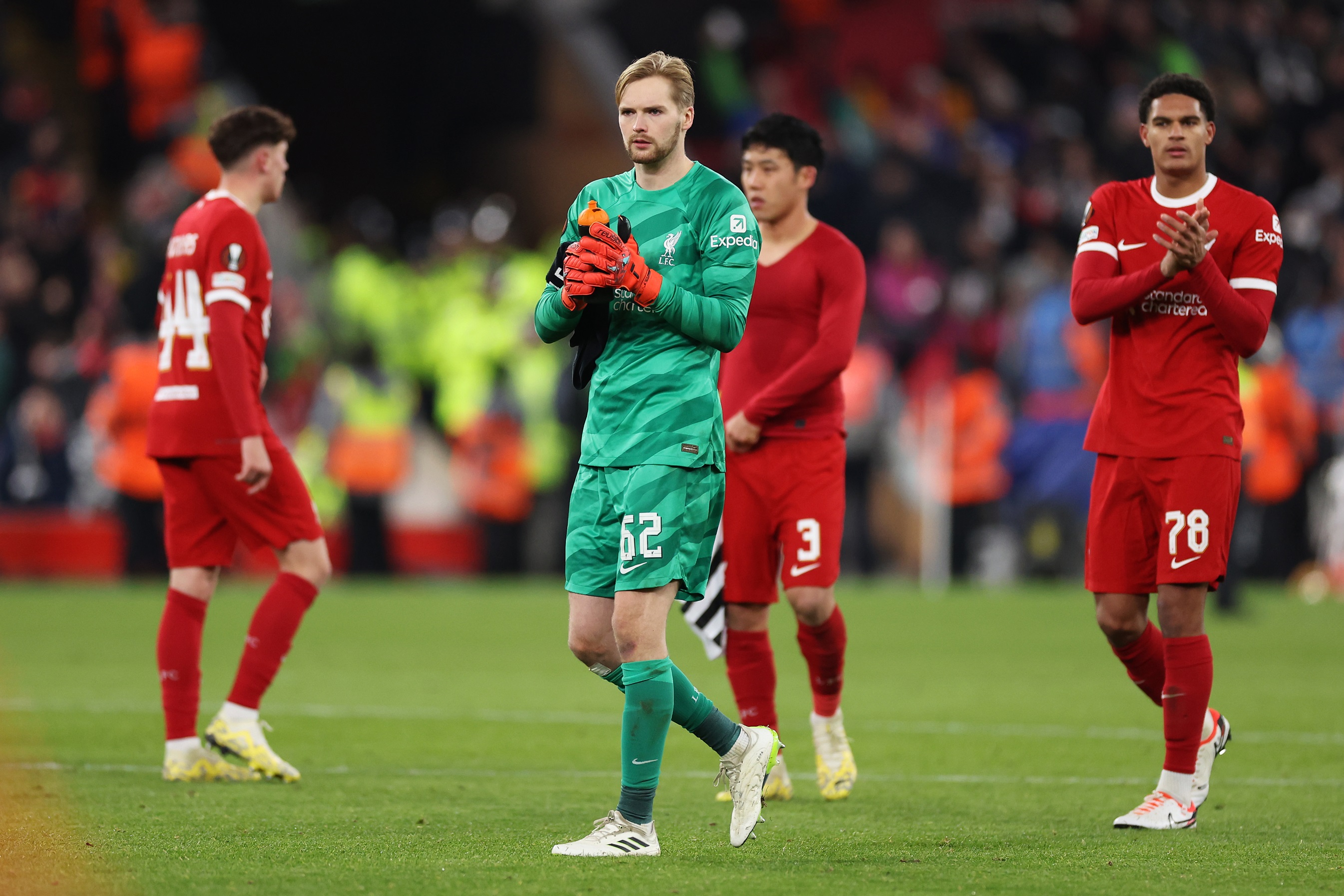 Kelleher, Cunningham, Liverpool Kelleher, Cunningham, Liverpool