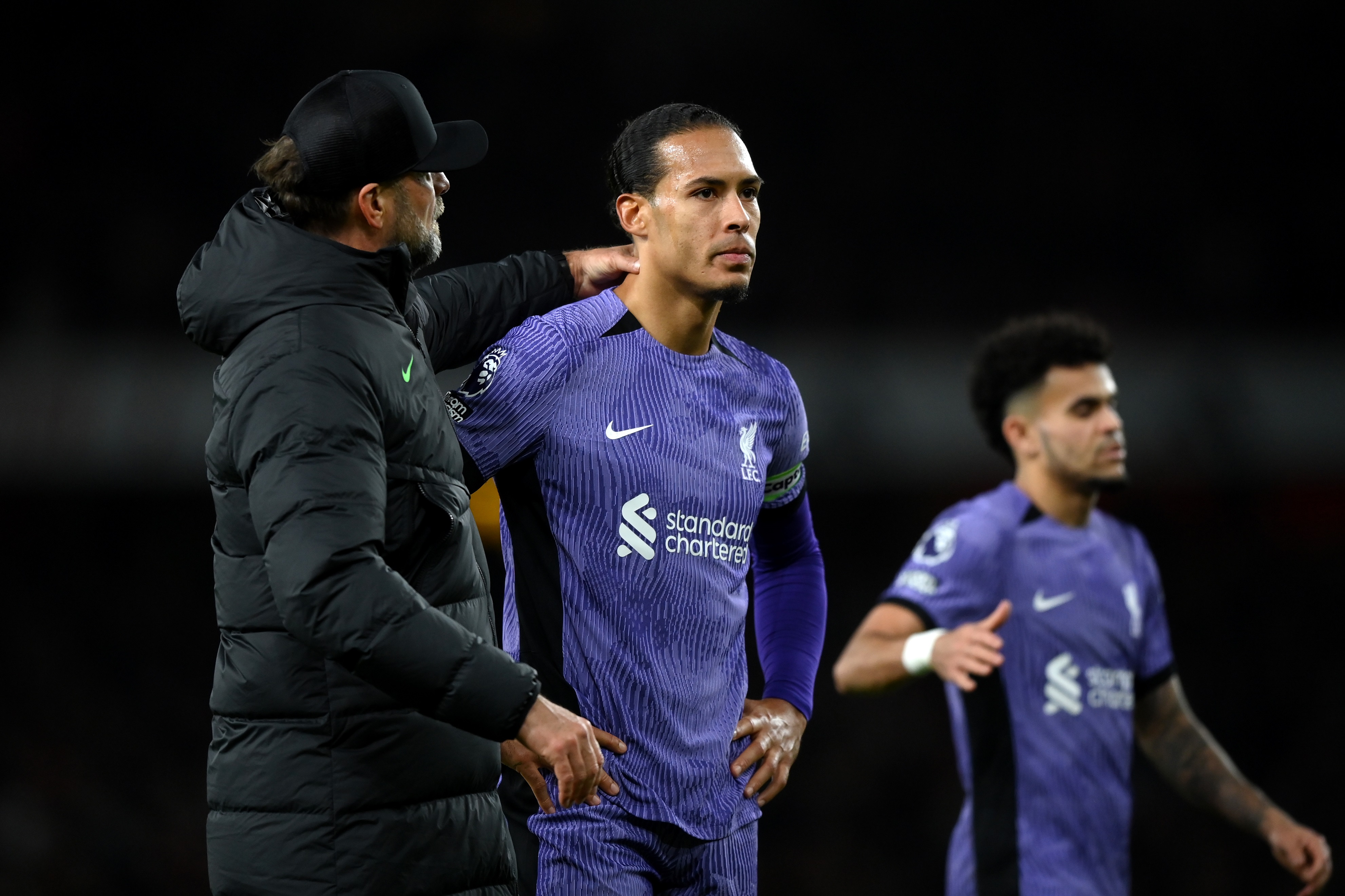 Liverpool, Van Dijk, Aldridge Liverpool, Van Dijk, Aldridge