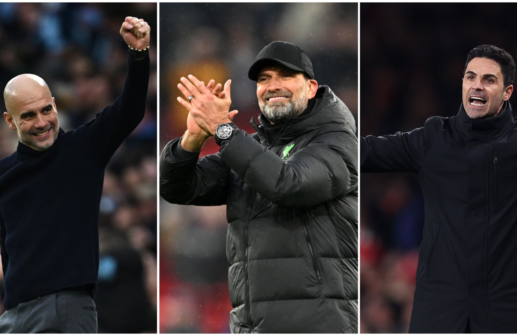 Liverpool, Arsenal, Manchester City