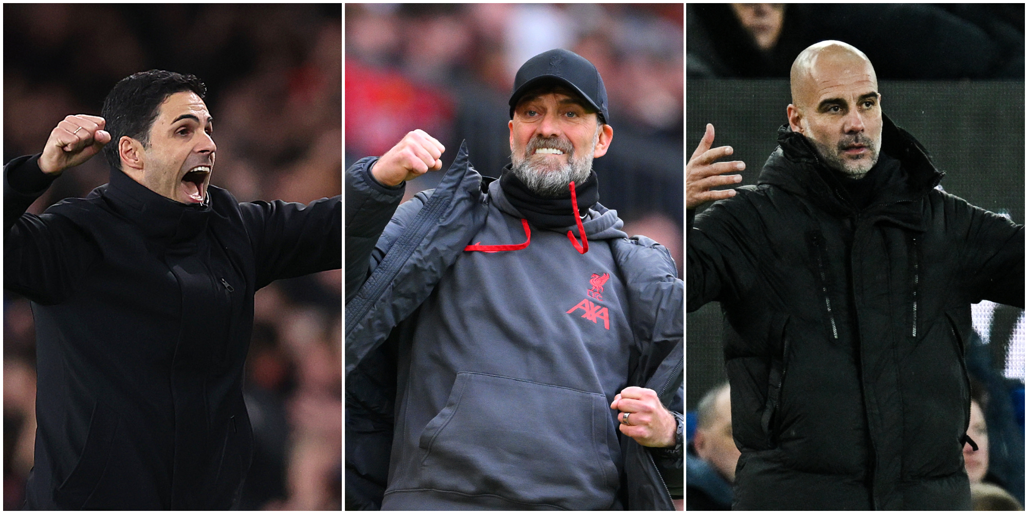 Liverpool, Arsenal, Manchester City