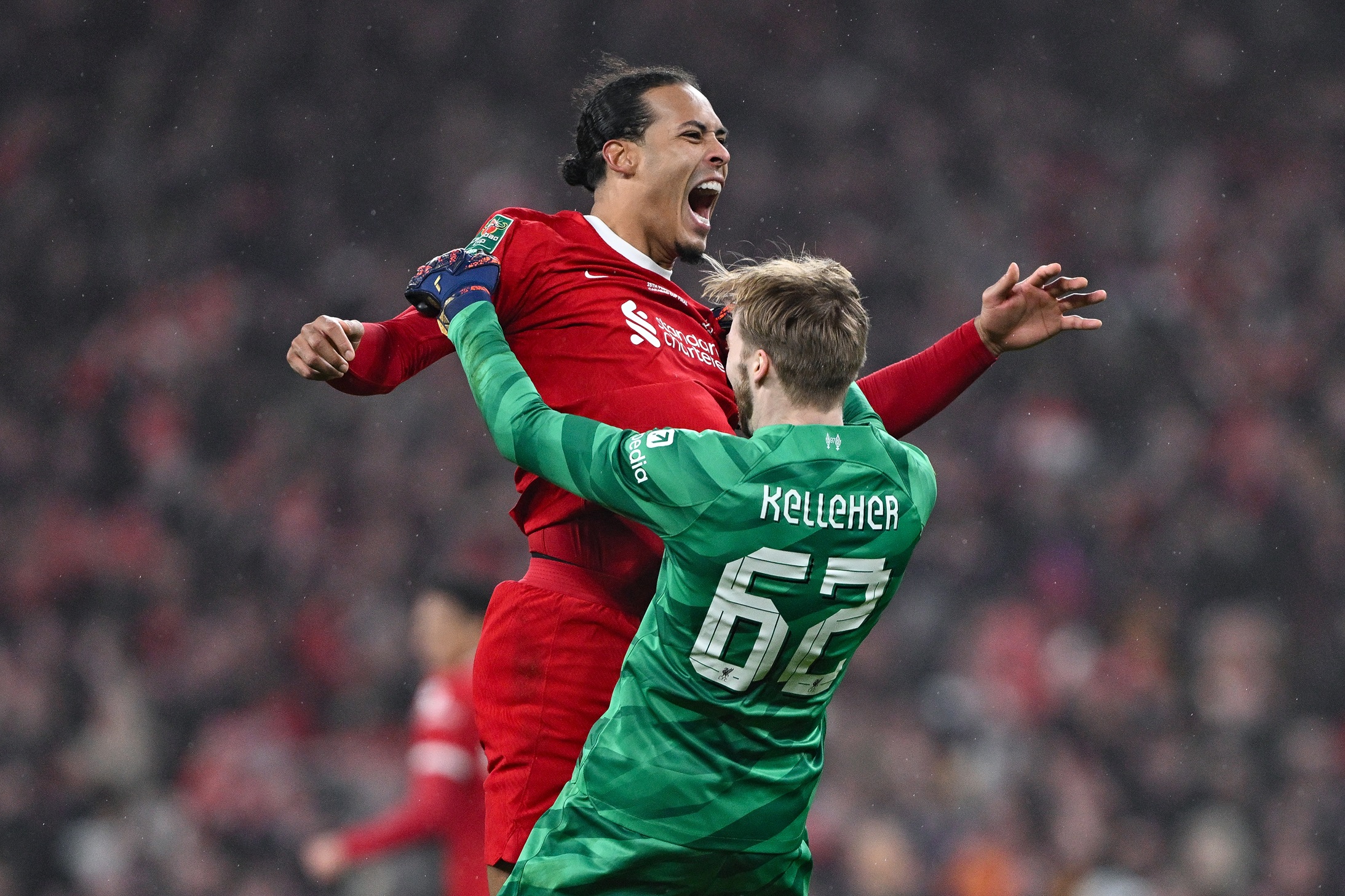 Kelleher, Konate, Liverpool Kelleher, Konate, Liverpool