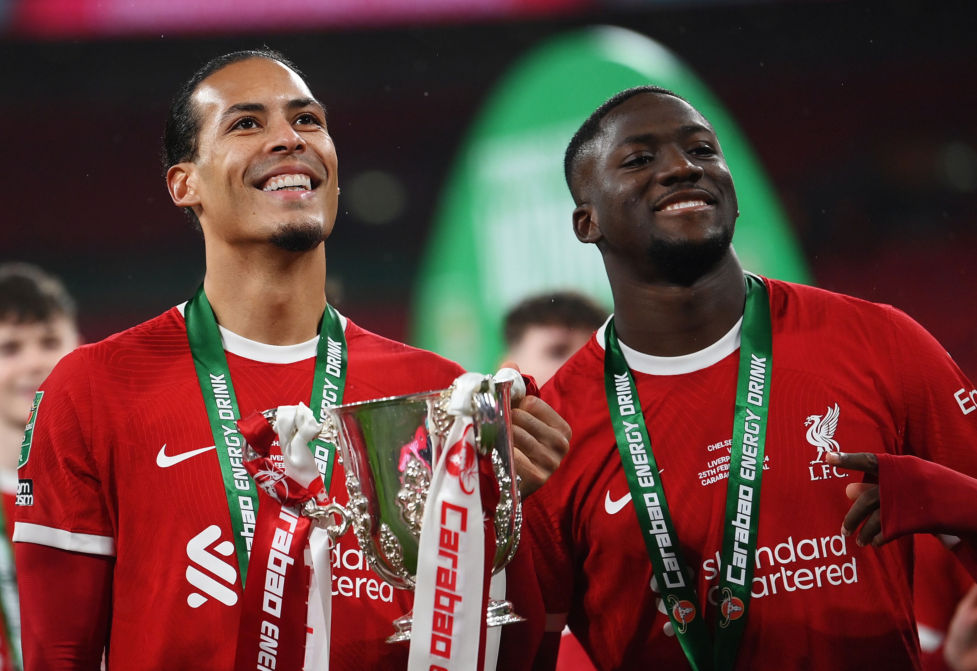 Konate, Quansah, Van Dijk, Liverpool Konate, Quansah, Van Dijk, Liverpool