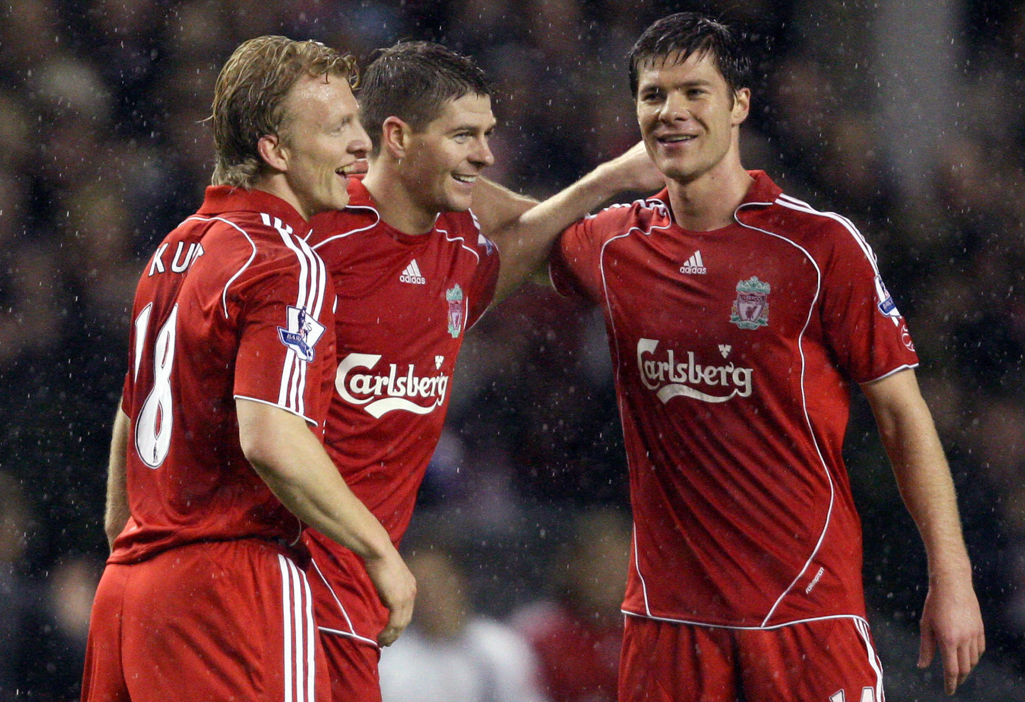 Dirk Kuyt, Steven Gerrard, Xabi Alonso