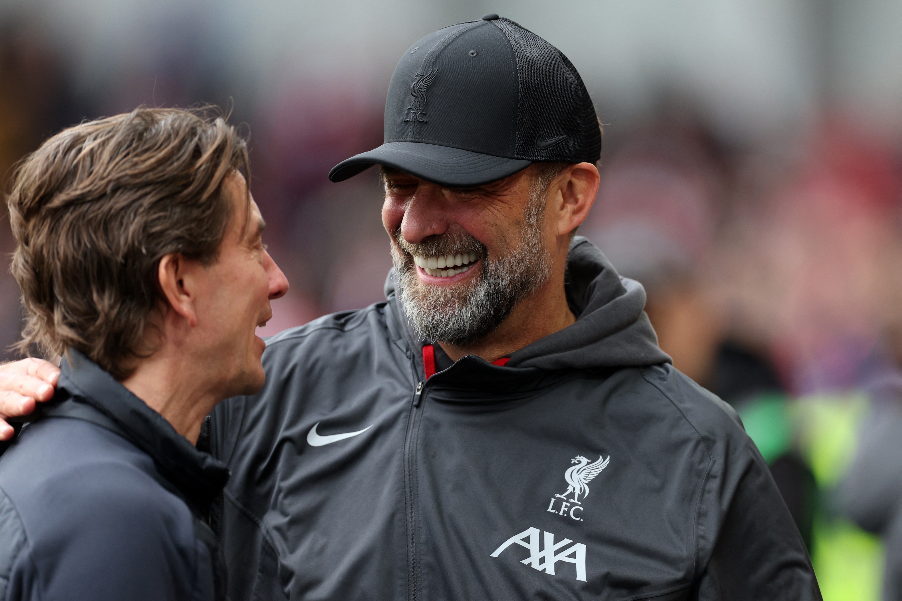 Frank, Klopp, Slot, Pearce Frank, Klopp, Slot, Pearce
