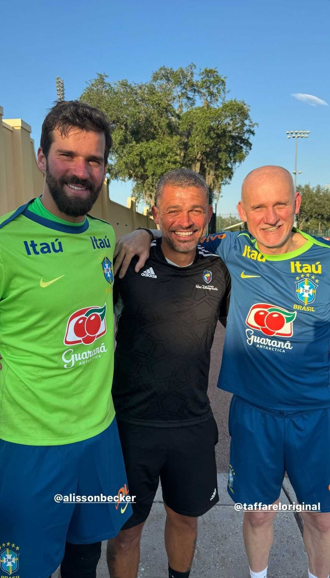 Liverpool, Alisson, Taffarel Liverpool, Alisson, Taffarel